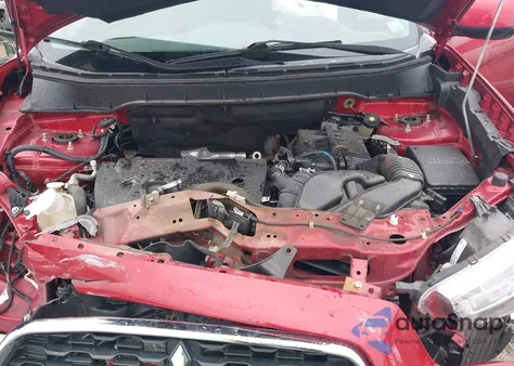 2015 Mitsubishi Outlander Sport Es from USA, damaged, VIN 4A4AP3AU3FE022825